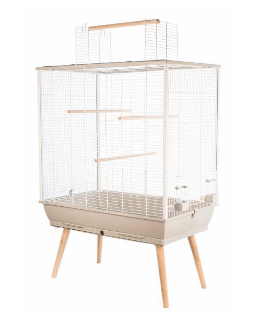 Zolux Vogelkooi Neo Jili - Vogelverblijven - 78x48x112 cm Beige