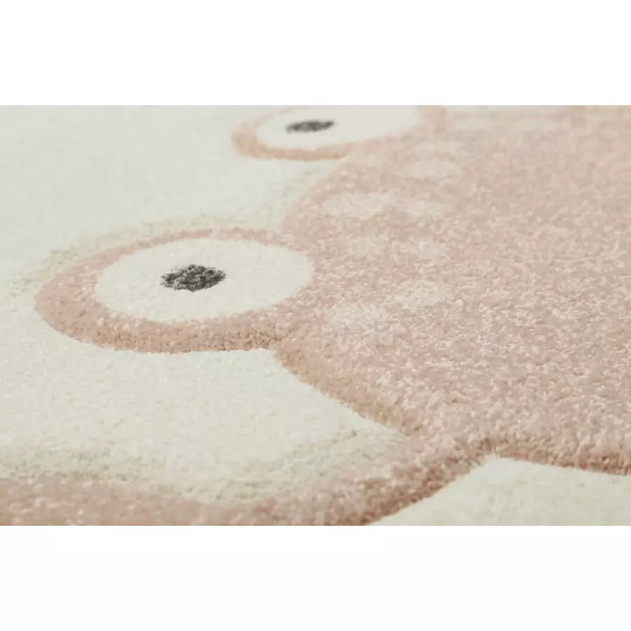 Esprit Kinderteppich Crab creme weiss rosa