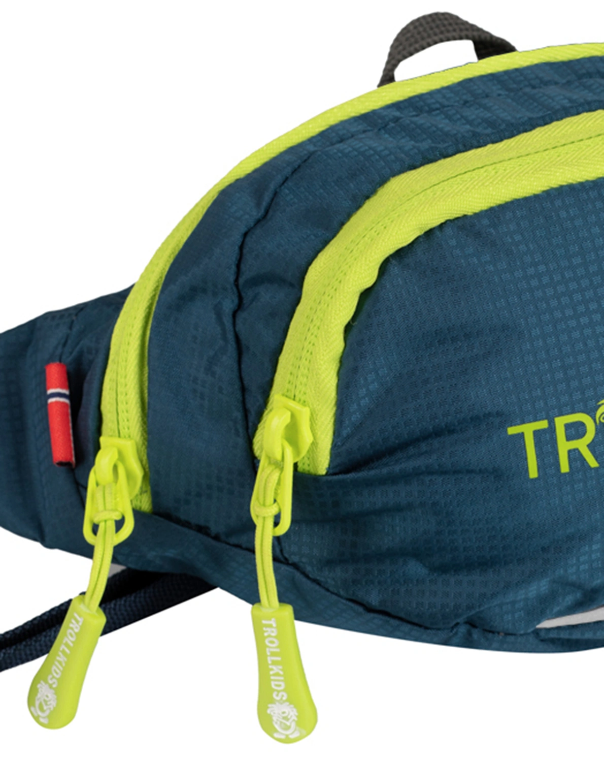 Bauchtasche TROLLTUNGA in petrol/lime