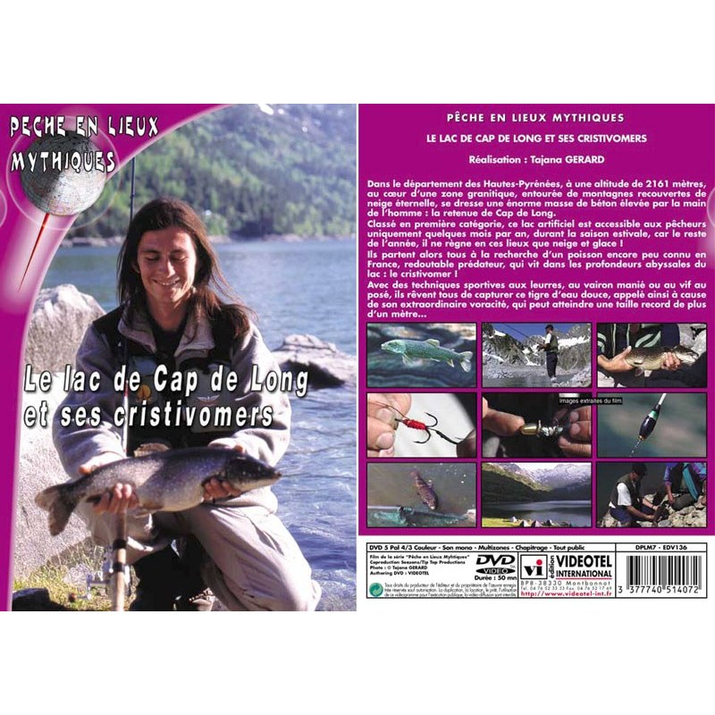 Dvd - Le Lac De Cap De Long Et Ses Cristivomers - Peche De La Truite - Peche En Lieux Mythiques