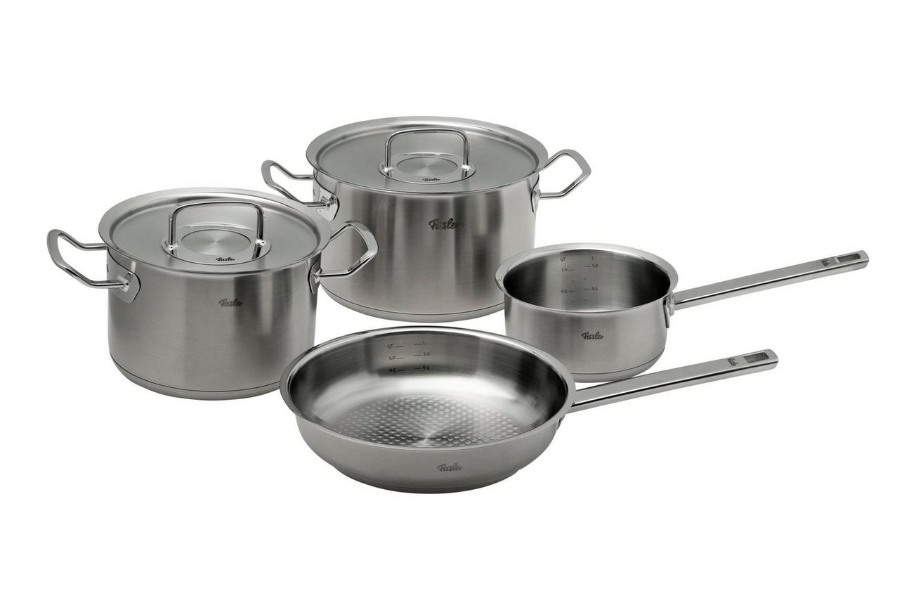 Fissler Original Profi Collection 084-378-04-000, 4-delige pannenset