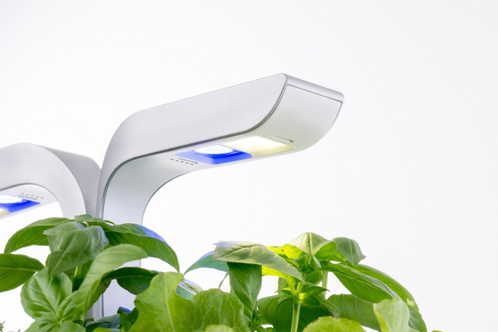 (4-fach) Smart Kräutergarten Indoor Gemüse Beet Blumen Anzucht mit LED Beleuchtung / Wassertank (VPOT-SAWAS-A-2) - Arctic White