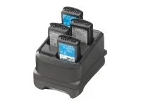 Zebra 4-slot battery charger - Batterioplader - for Zebra MC3300 Premium, MC3300 Premium Plus, MC3300 Standard