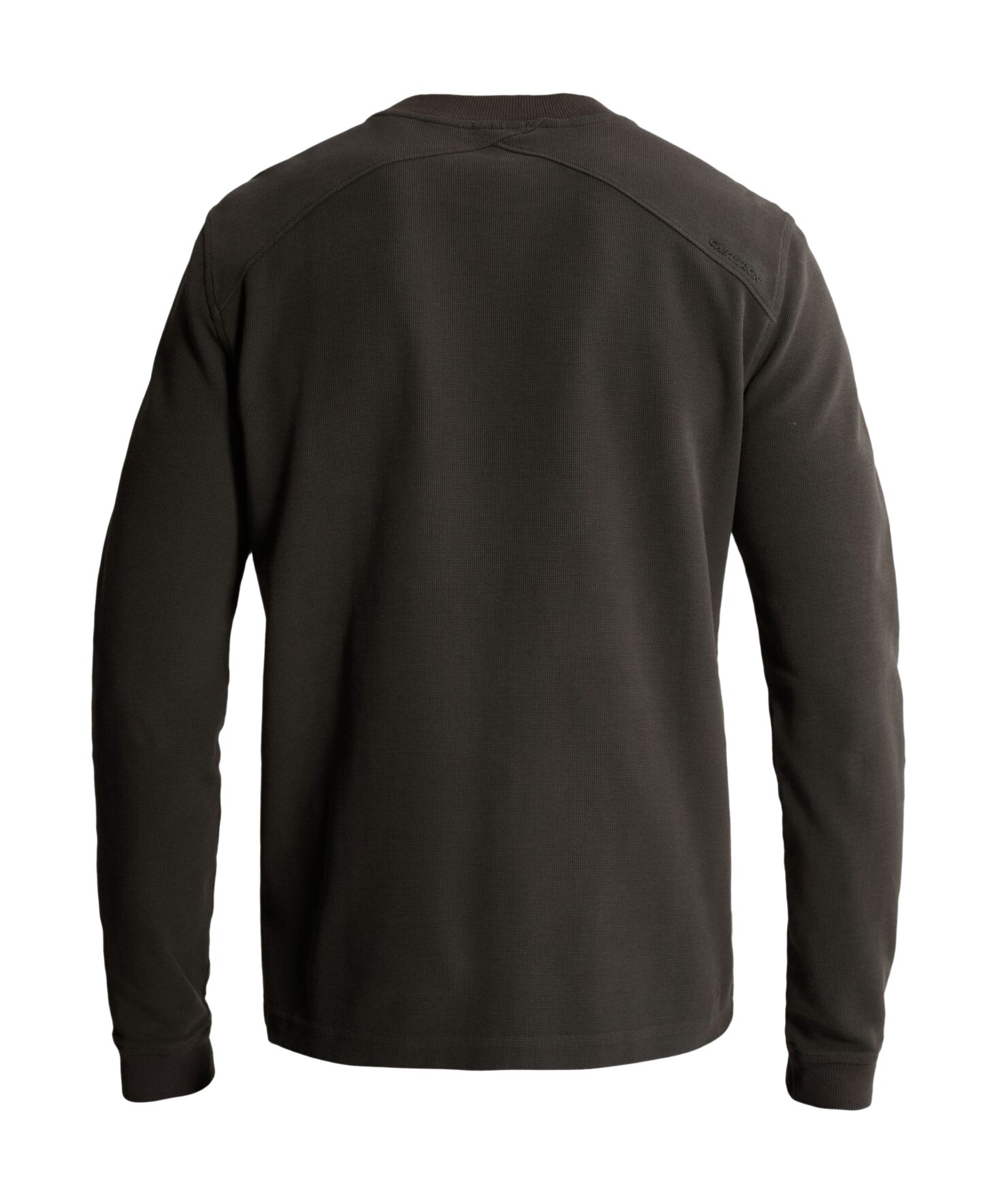 Cast Iron Heren longsleeve grijs