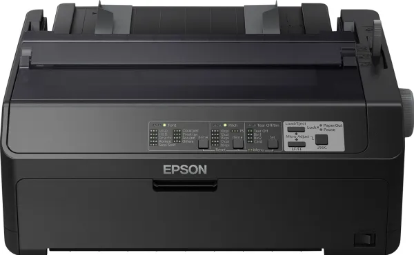 Epson LQ 590II - Printer - S/H - dot-matrix - Rulle (21,6 cm), JIS B4, 254 mm (bredde) - 360 x 180 dpi - 24 pin - op til 584 tegn/sek. - parallel, USB 2.0