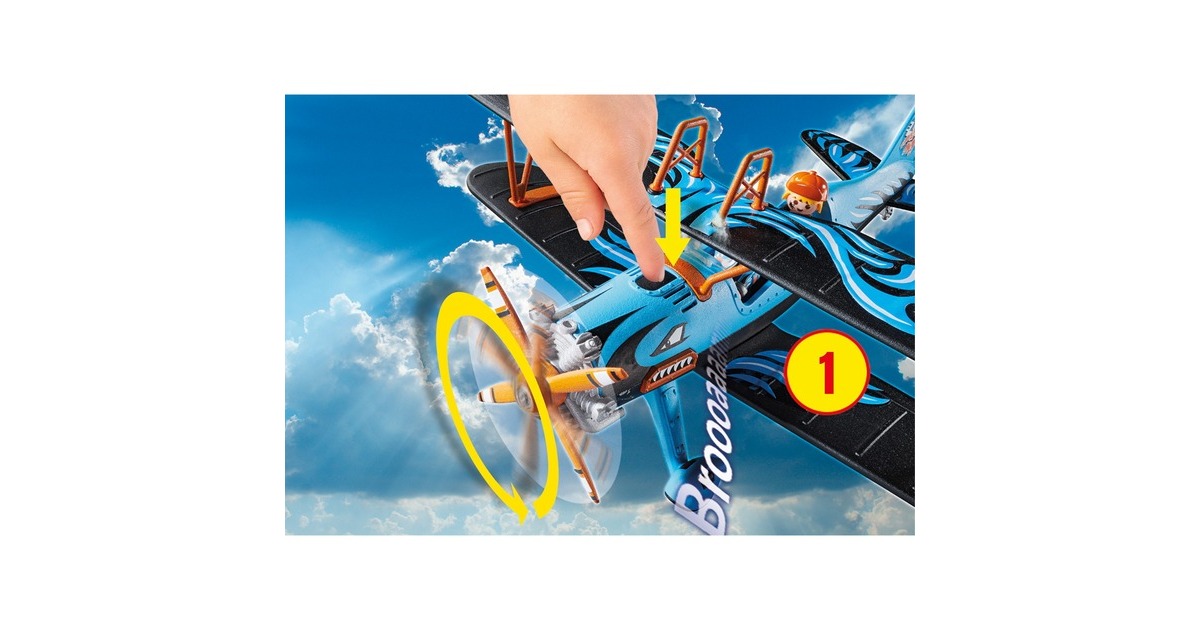 PLAYMOBILStuntshow - Air Stuntshow dubbeldekker 