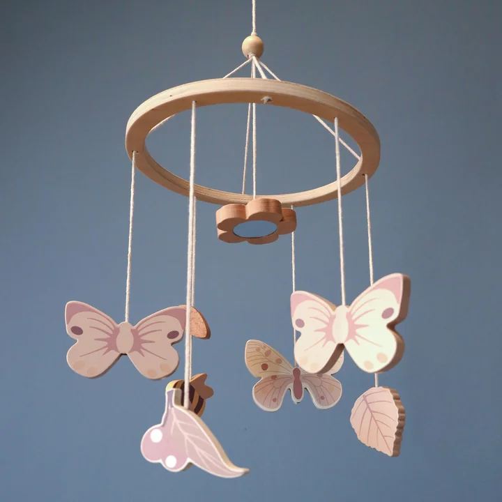 Cam Cam Copenhagen - Mobile aus Holz, butterflies