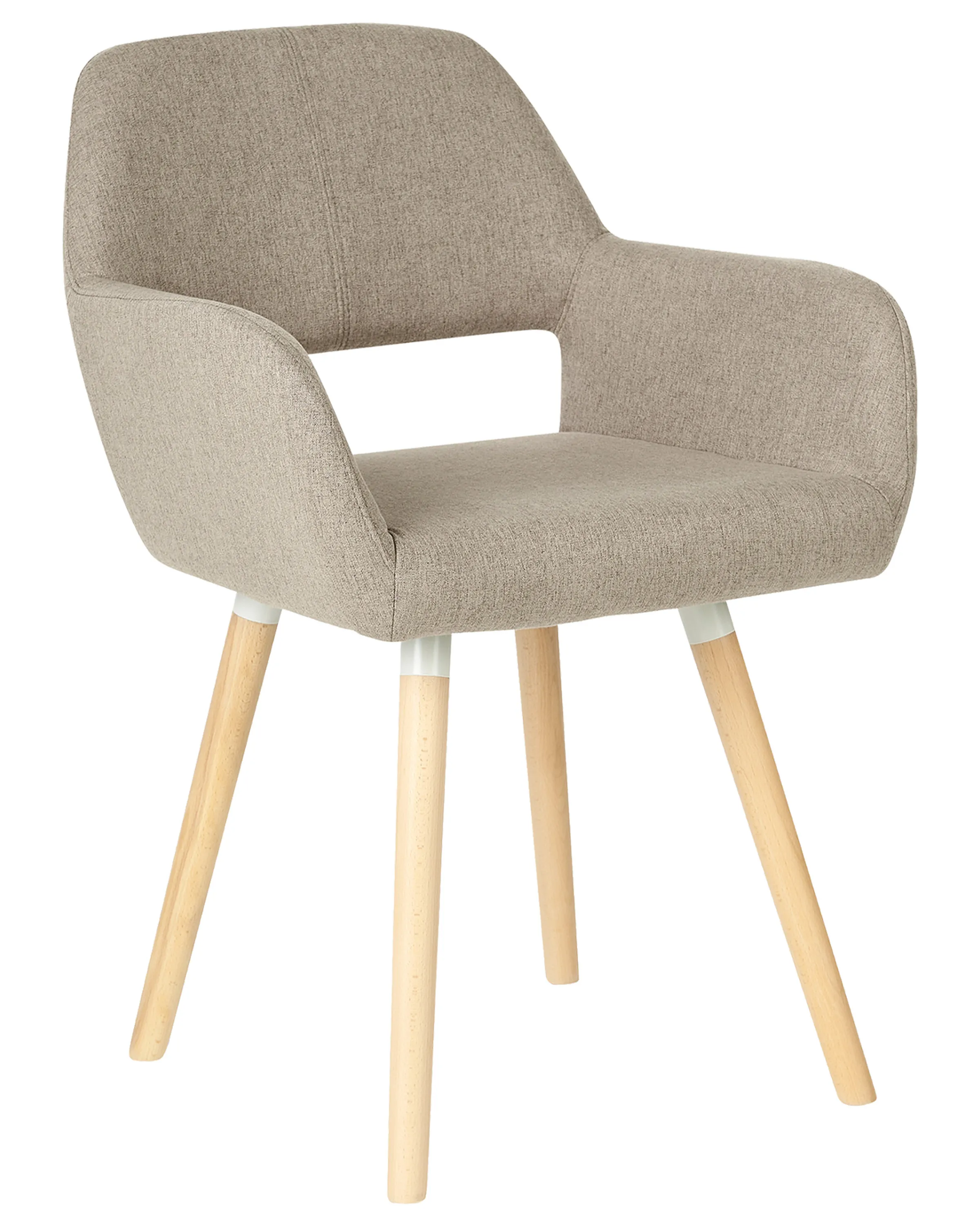 Set van 2 eetkamerstoelen CHICAGO Stof Taupe