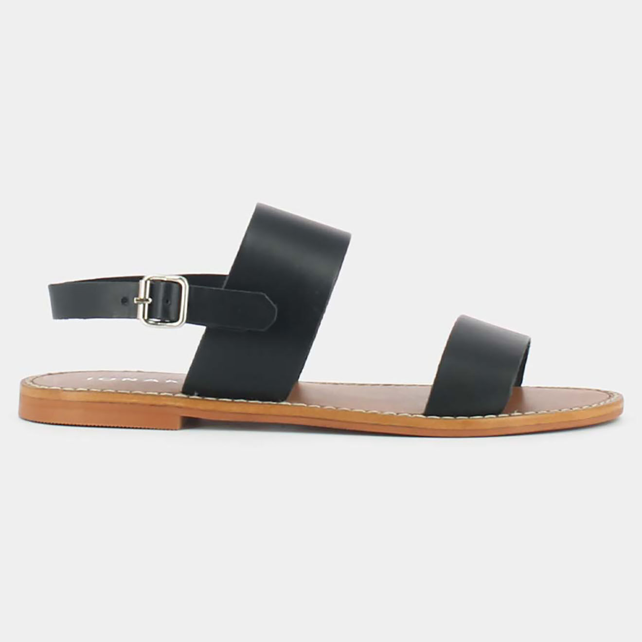 Jonak Sandales en Cuir Waou noires