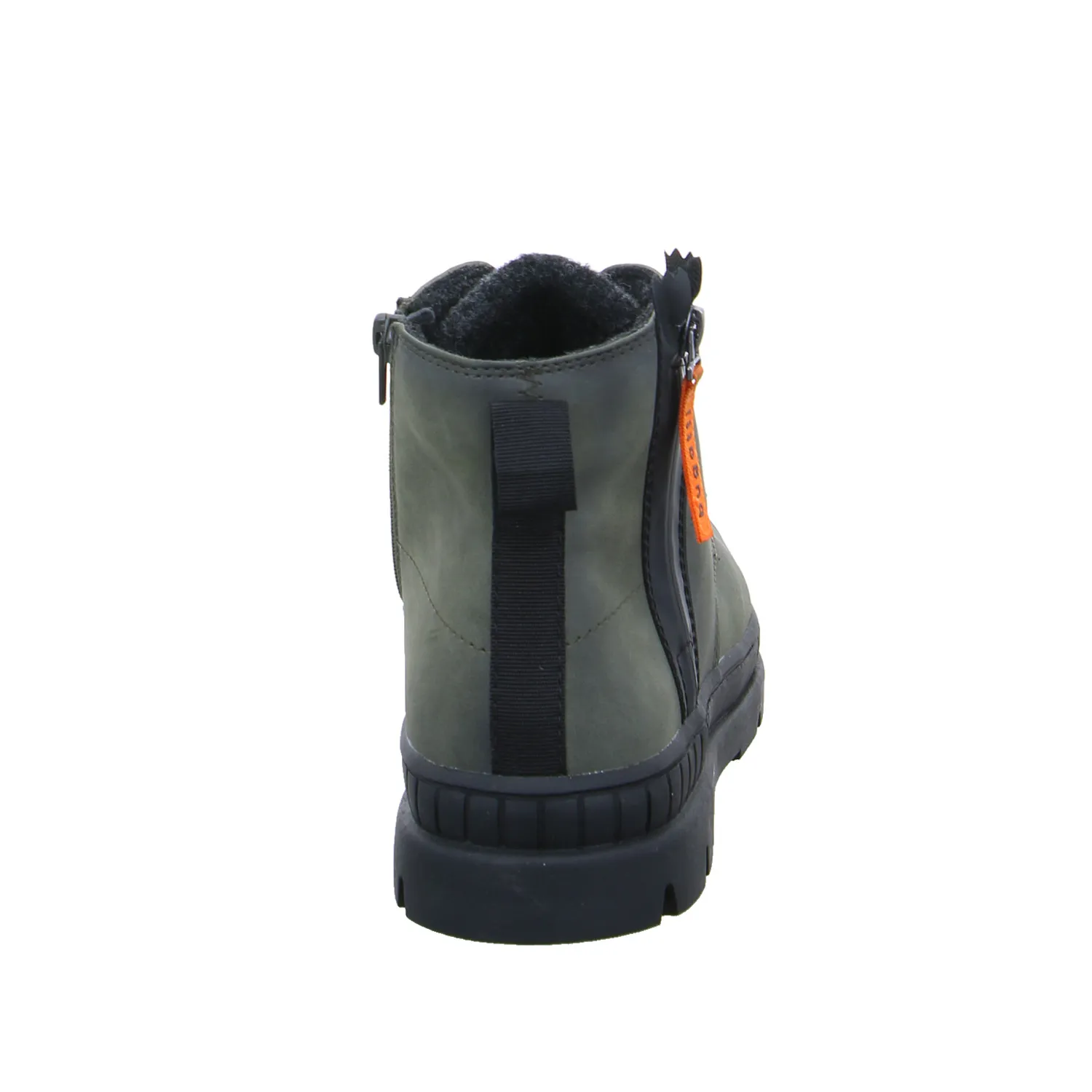 BUGATTI SHOES Winter-Boots Dunkelgrün Leder