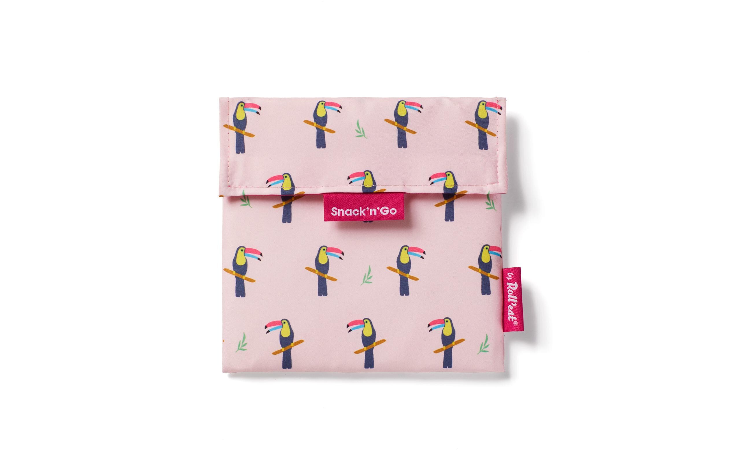 Lunchbeutel Snack'n'Go Animals Toucan 18 x 19 cm, MehrfarbigLunchsack