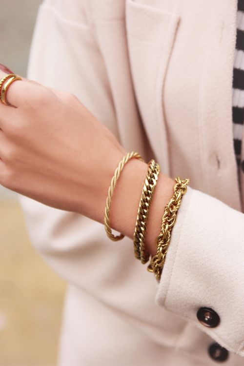 Armband brede schakels