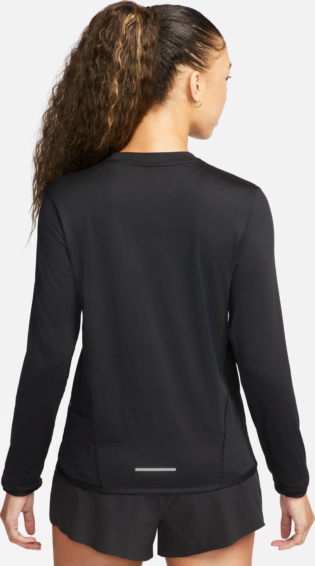 Dri-FIT Swift Element UV Running Top Dame 010/Black/Reflective Silver