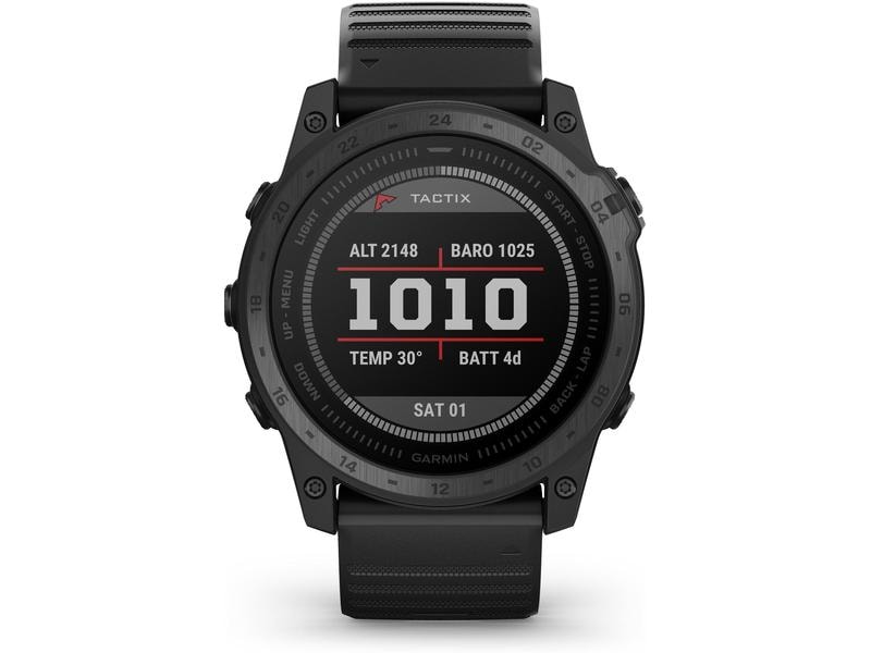 GARMIN Sportuhr Tactix 7 Sapphire Standard, Schwarz/Schwarz GPS-Multisport Smartwatch