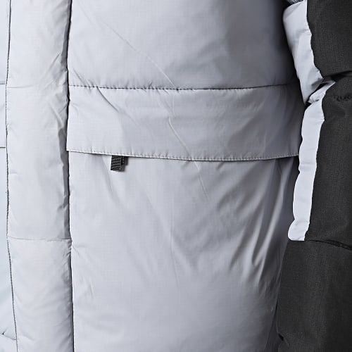 Doudoune Capuche 23107B Gris Noir