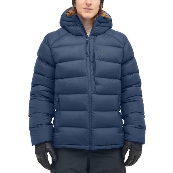 Doudoune ski de randonnée HAGLÖFS ROSSON DOWN HOOD M TARN BLUE