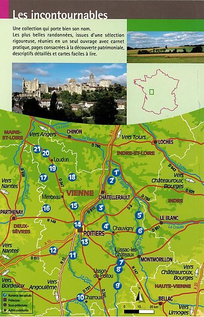 CHAMINA - LA VIENNE 21 BALADES