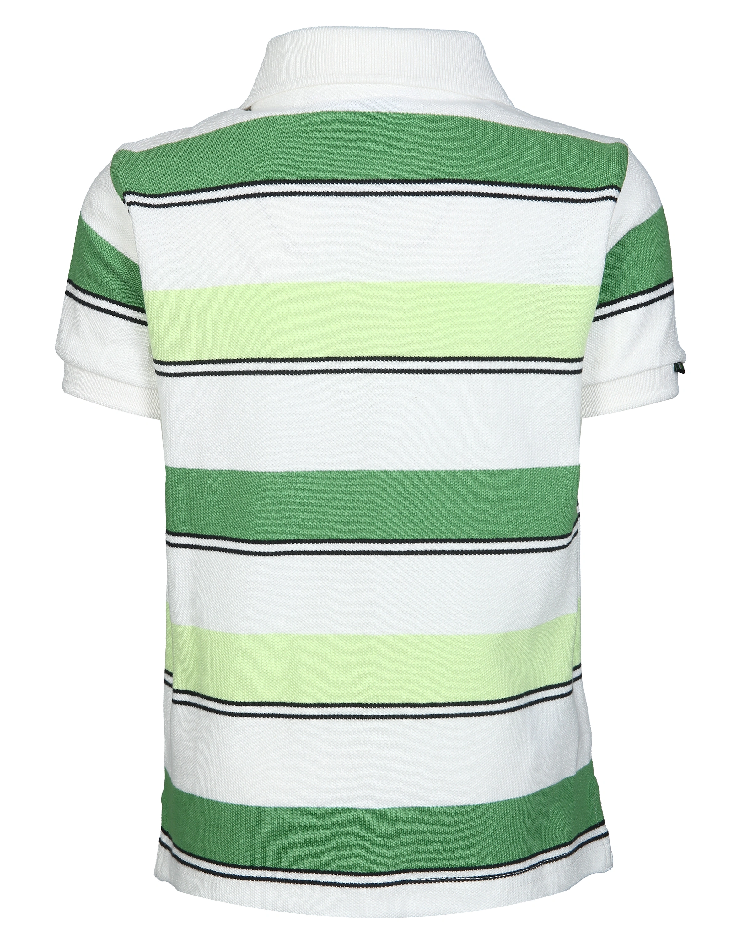 Poloshirt STRIPES in croma grün