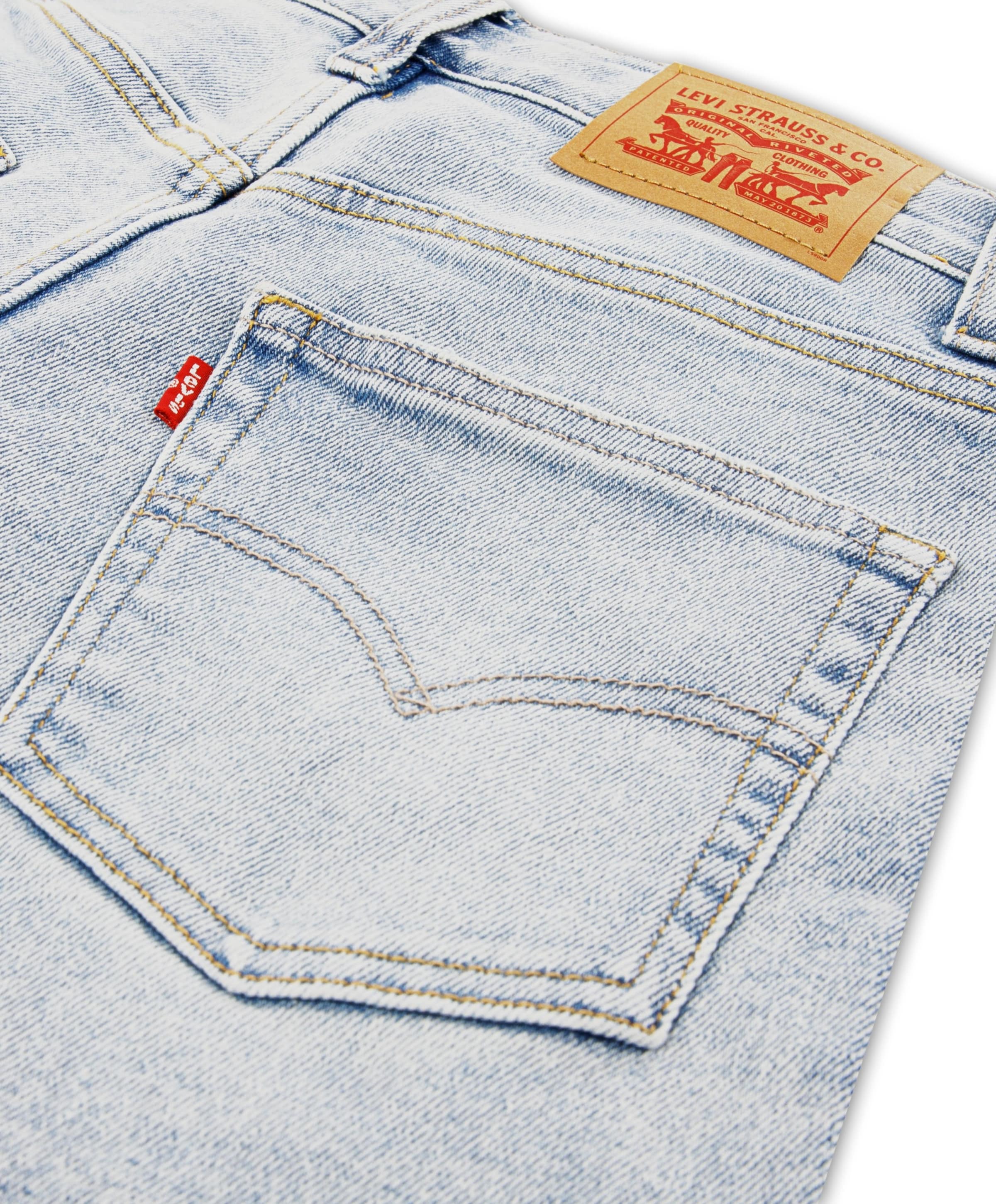 Levi's LVB stay loose taper jeans jongens jeans blauw