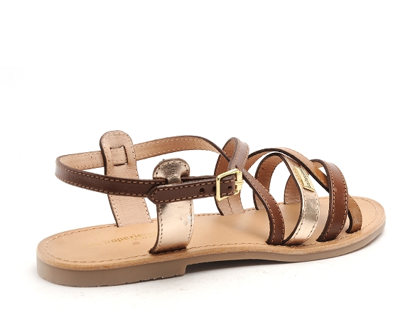 Les tropeziennes nu pieds plats femme hapaxgum f marron