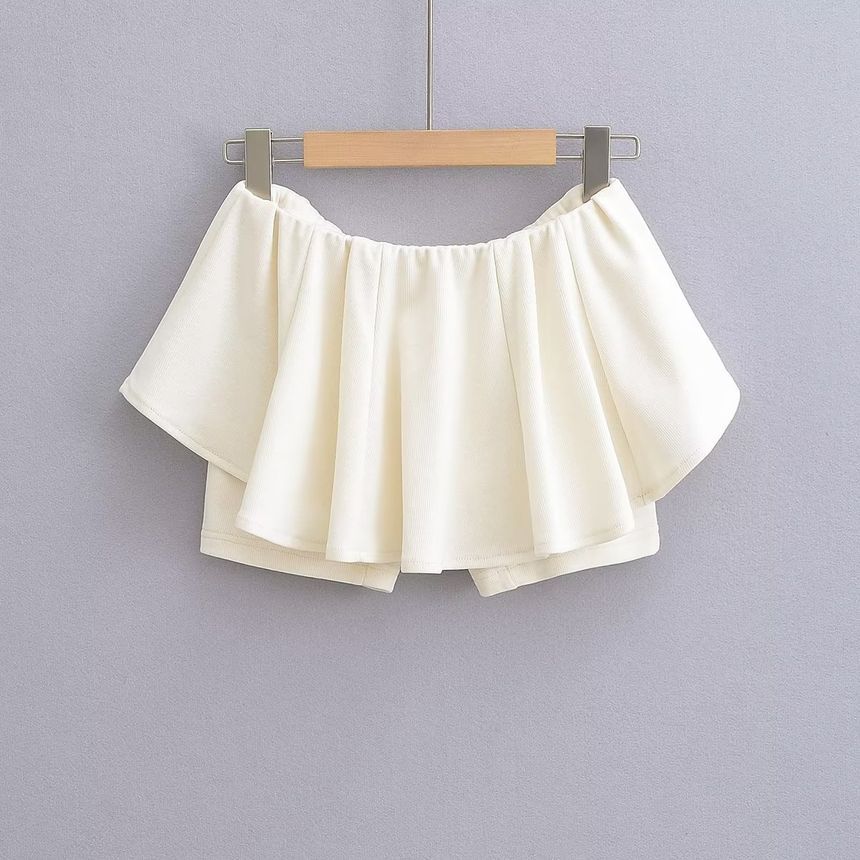 Osion - Balletcore halfhoge effen rok