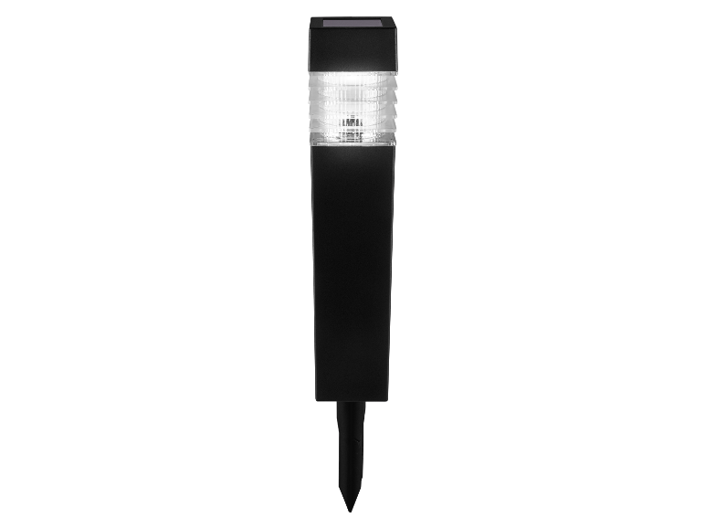 4 solar LED-tuinlampen