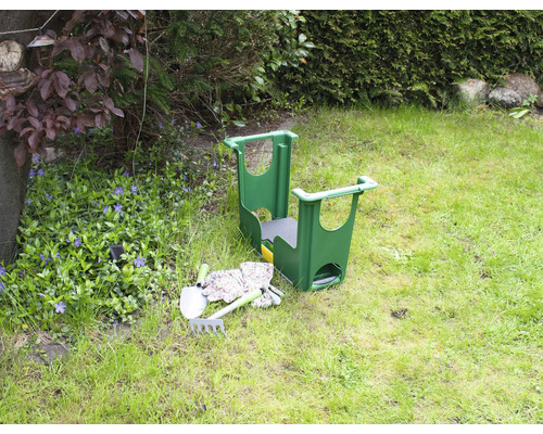 Tuinkruk, kunststof, 3-in-1, groen