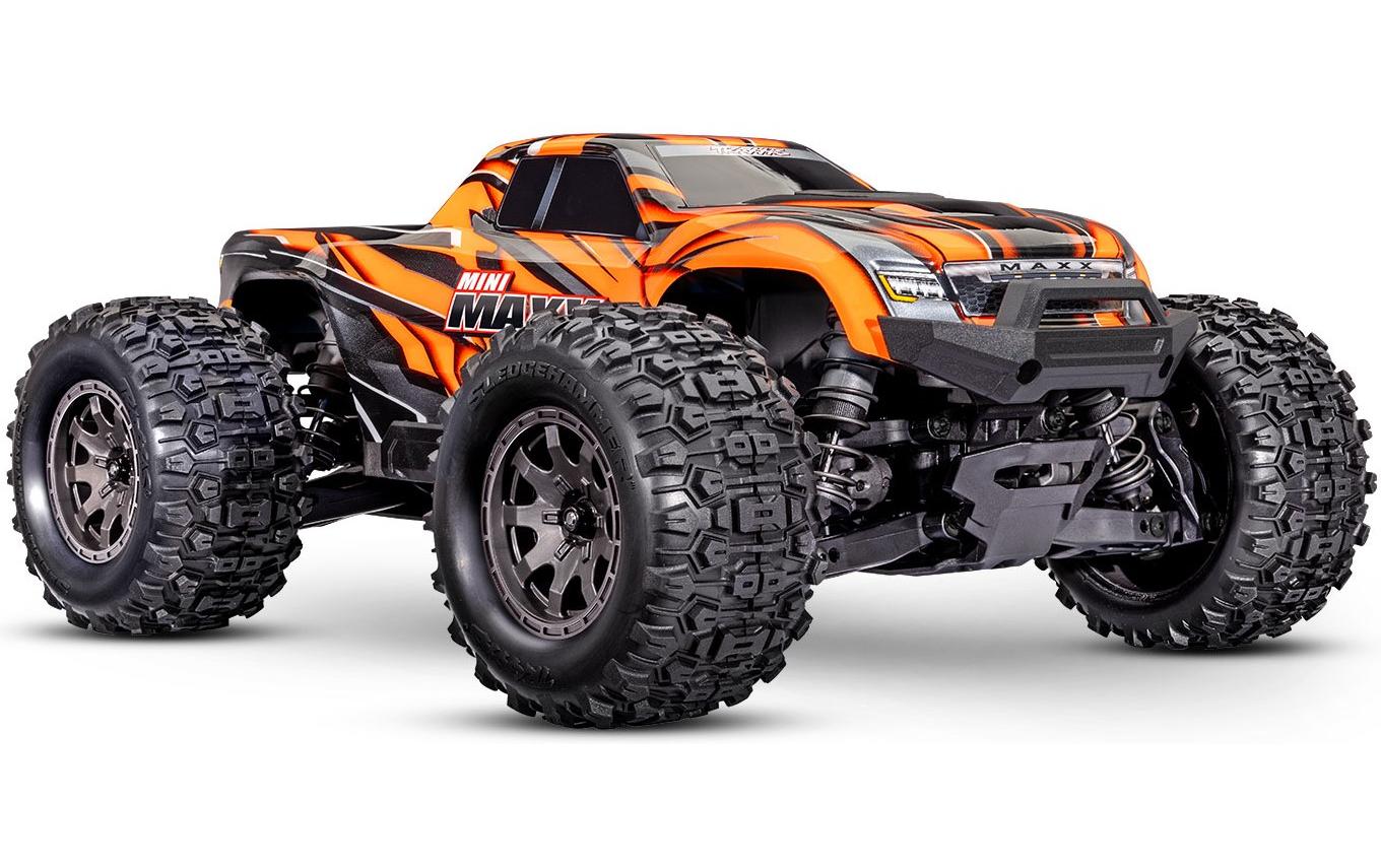 Monster Truck Mini Maxx BL-2s Orange RTR 1:16<br>Monster Truck Mini MAXX 4WD