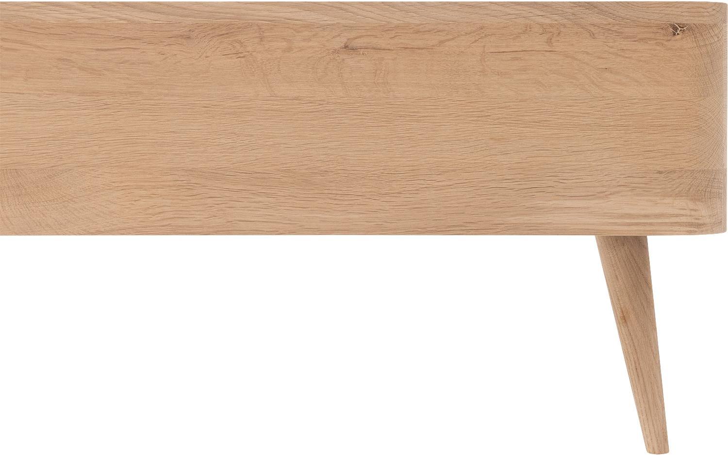 Goossens Bedframe Dodge - 90 x 200 - Eiken naturel - Hout