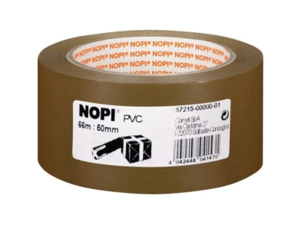 tesa 57215-00000 Pakkebånd Nopi® Brun (L x B x H) 66 m x 50 mm x 66 m 1 stk