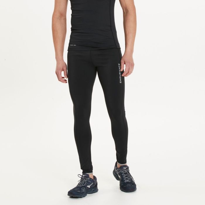Endurance Herre Lange tights Energy Long Tights Sort