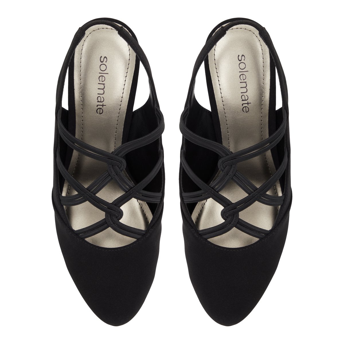 SOLEMATE-Wigojar-Talons hauts/Escarpins - Talon cône - Noir