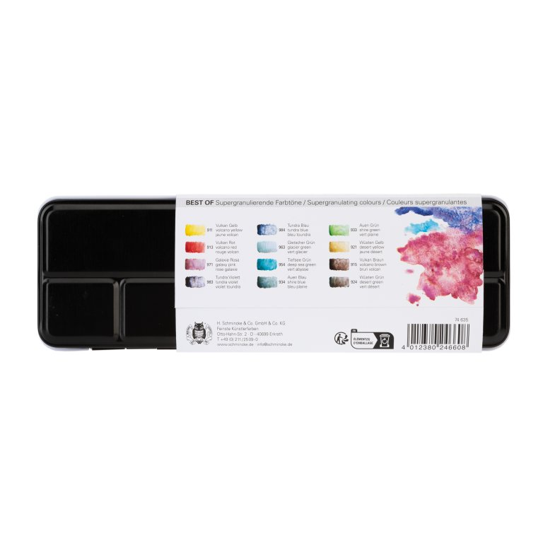 Schmincke Aquarellf. Horadam Super Granulation Set