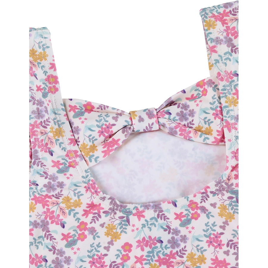 Sterntaler Kurzarm-Schwimmshirt Blümchen ecru