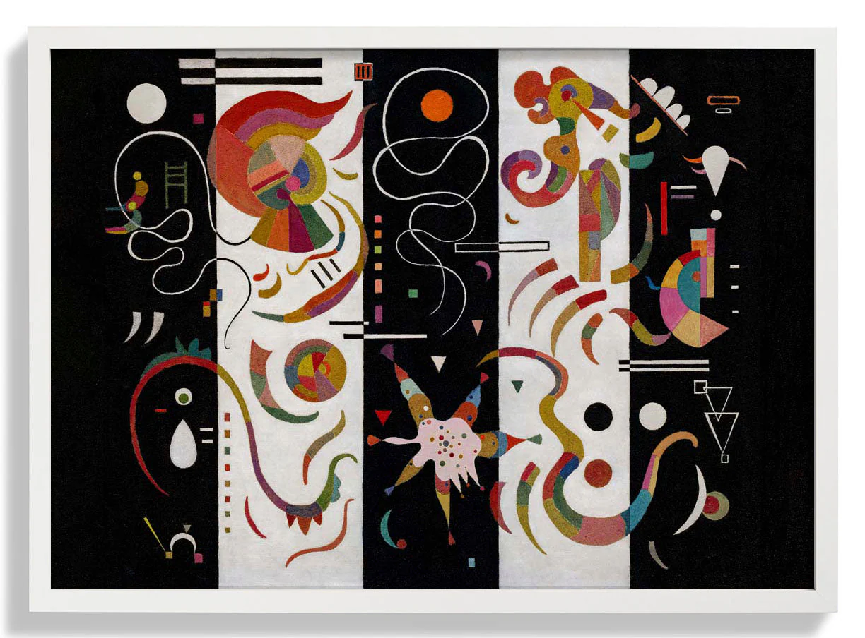 Gestreift von Wassily Kandinsky