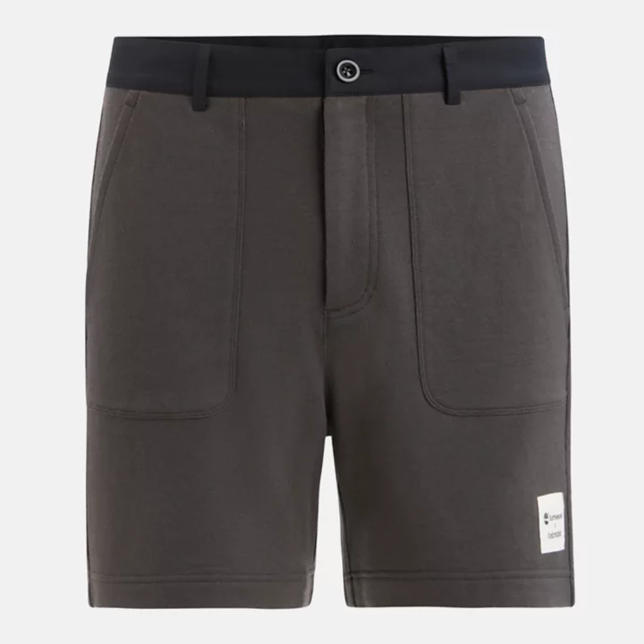 Shorts Timberland x Icebreaker Merino Terry Chino para homem em cinza escuro