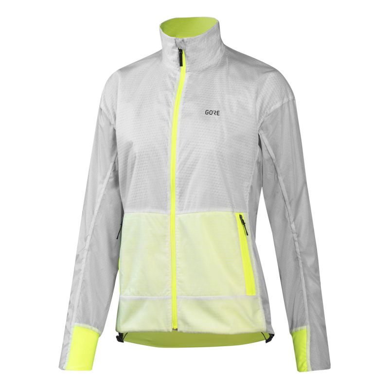 gore w drive jacket 576 100845 white neon yellow