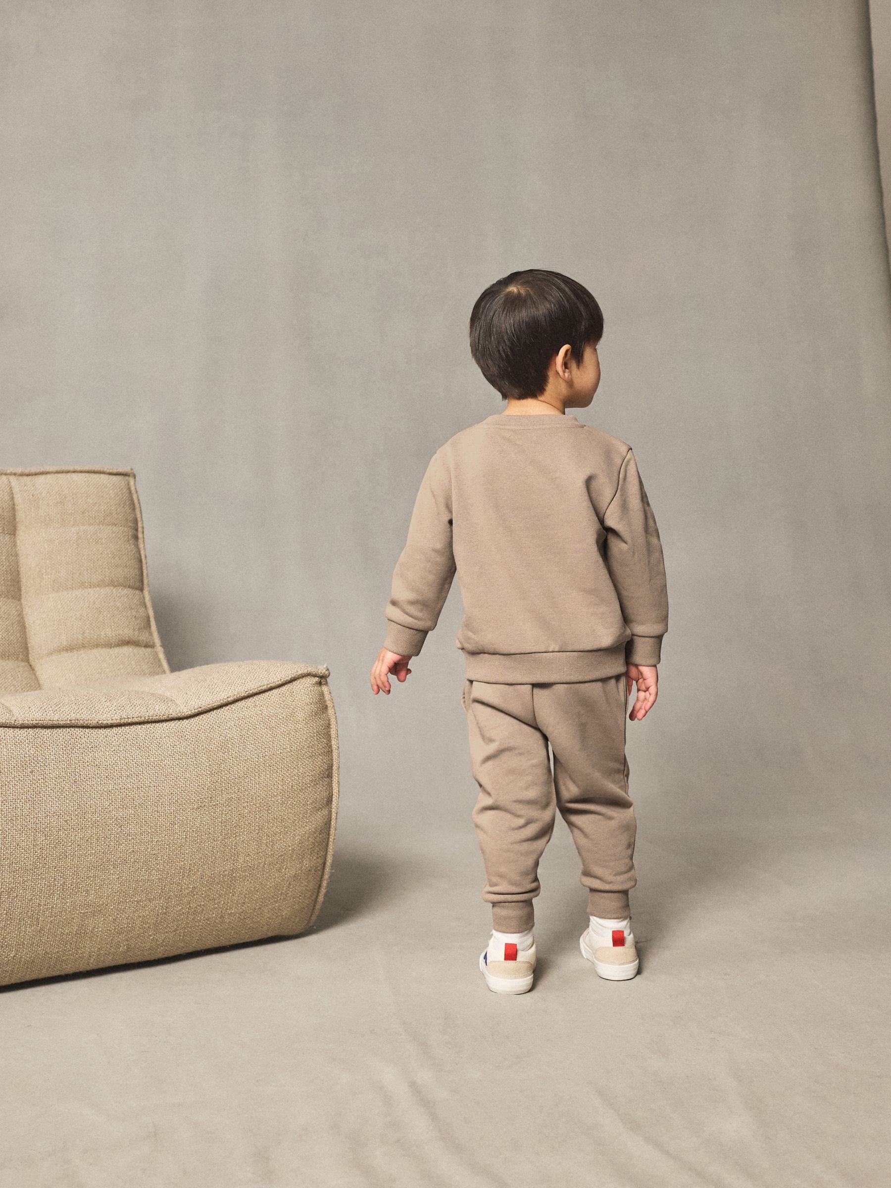 Pastelgeel - Set met sweatshirt en joggingbroek (3mnd-7jr)