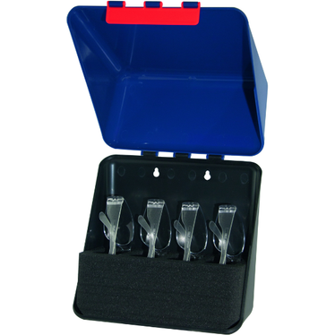 Boîte de rangement EPI pour lunettes – ABS bleu – Sécurité p