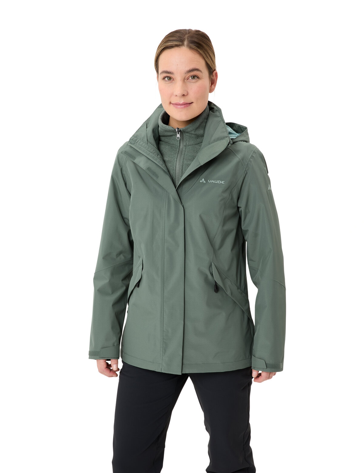 VAUDE 3-in-1-Funktionsjacke »WOMEN'S ROSEMOOR 3IN1 JACKET II« 2 Stk. tlg. Wasserdicht,Winterjacke Damen