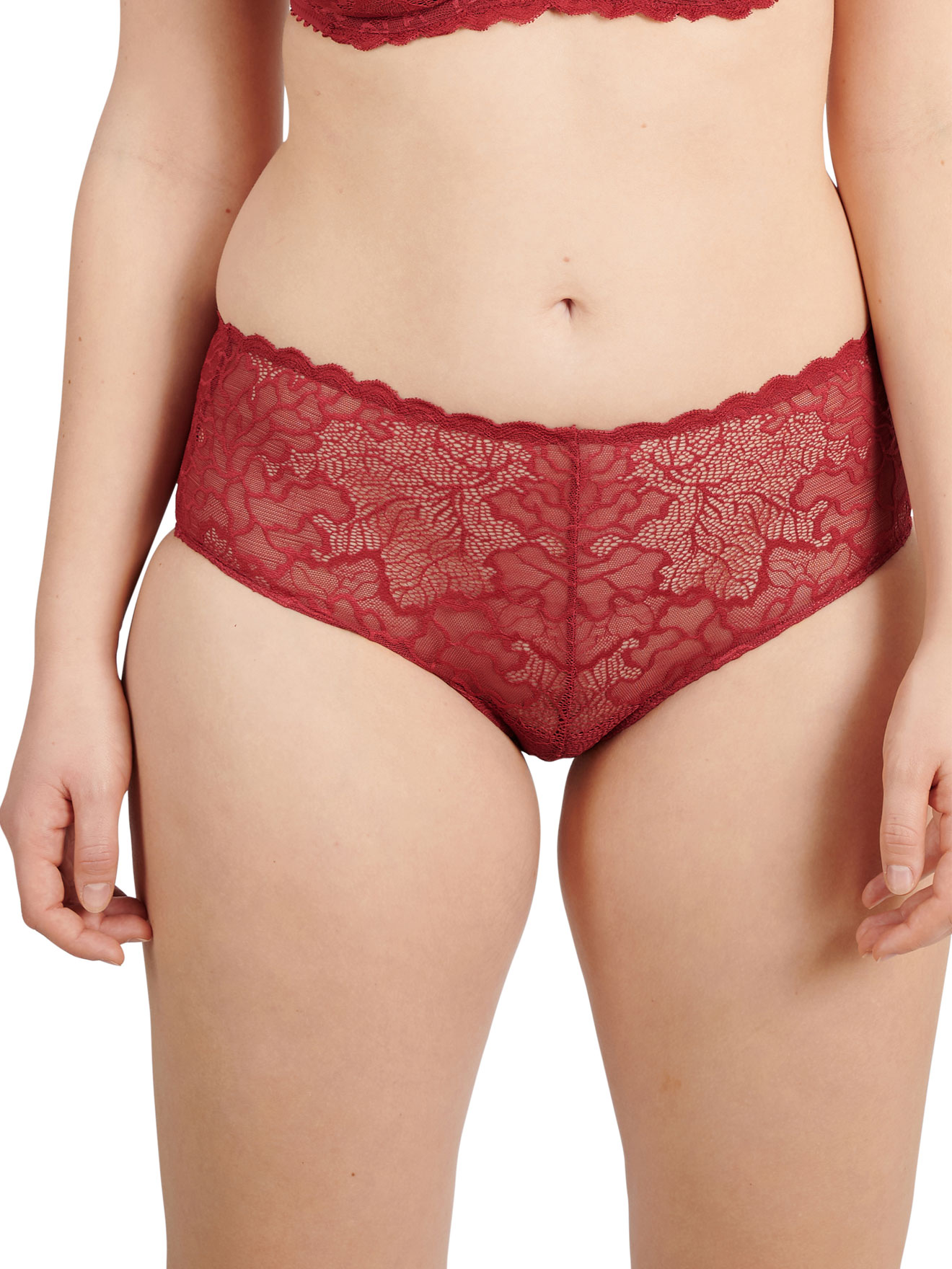 Culotte haute Océane en dentelle