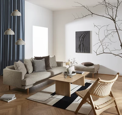 Kramfors 3 pers. m/2 sæder Sofa