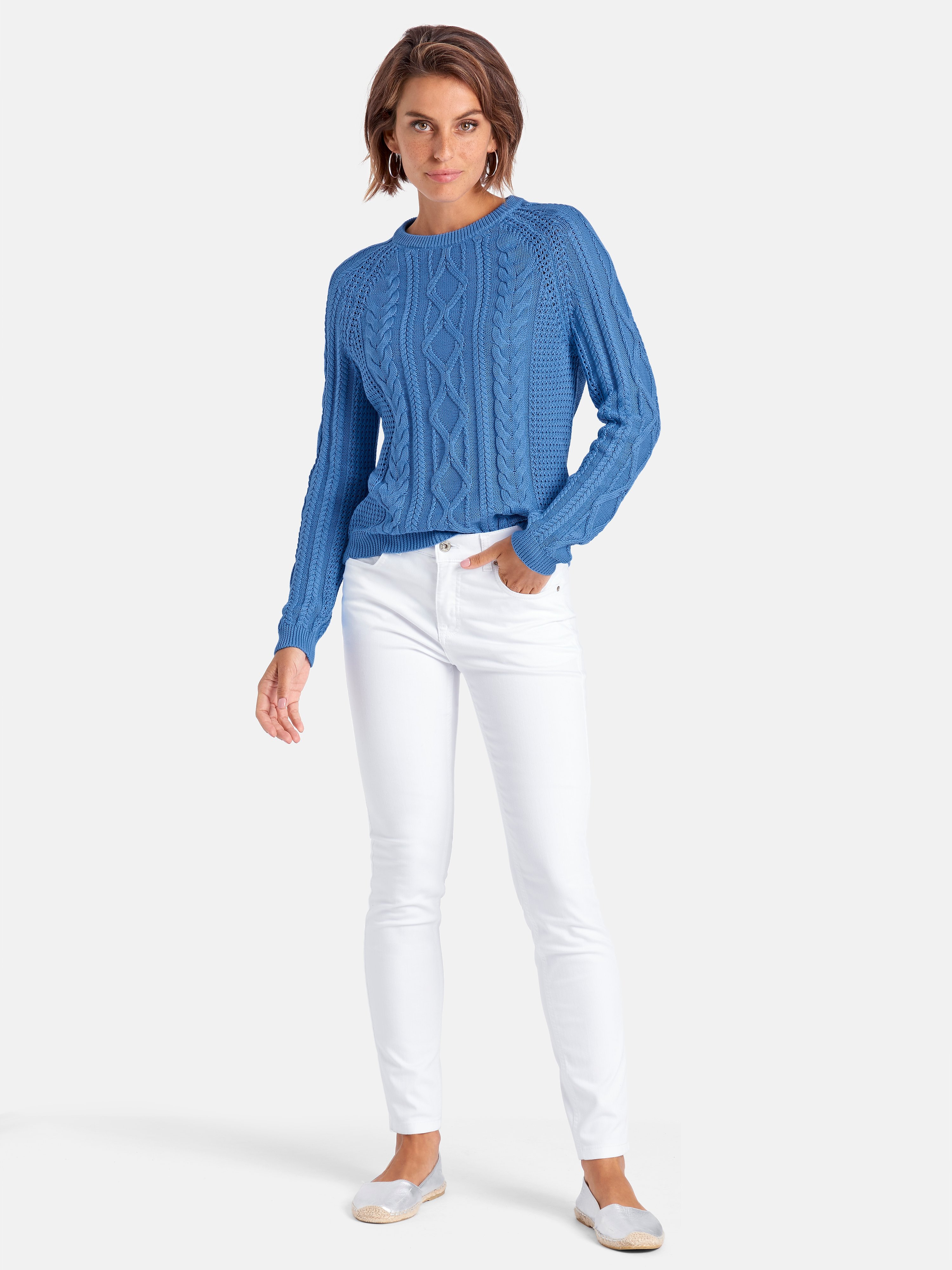 Pullover aus 100% Baumwolle Premium Pima Cotton