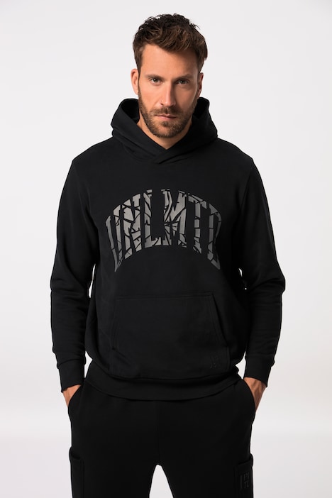 JAY-PI Hoodie, Fitness, Sweater, Brustprint, Kängurutasche