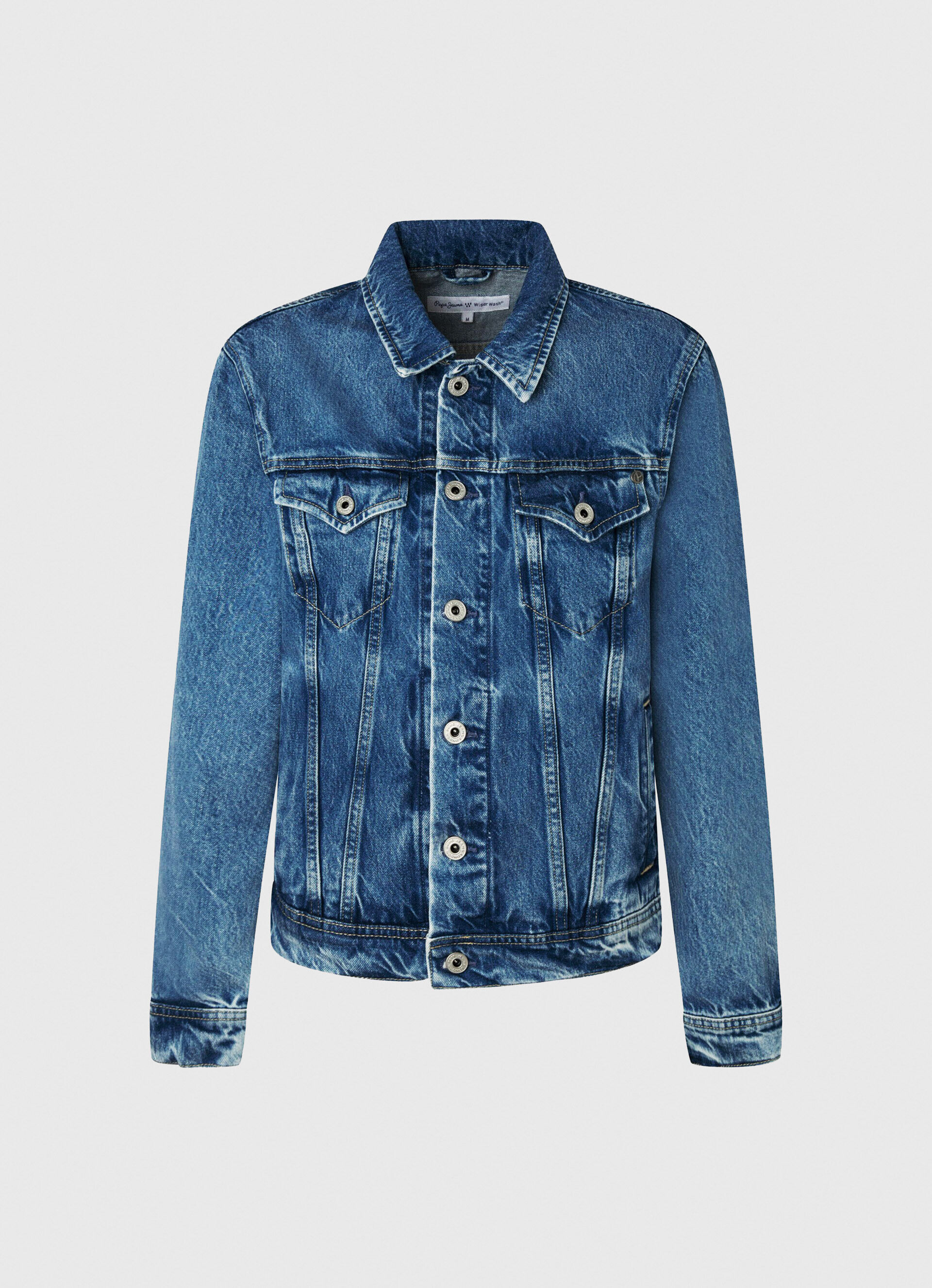 JAQUETA JEANS DE CORTE REGULAR - jeans