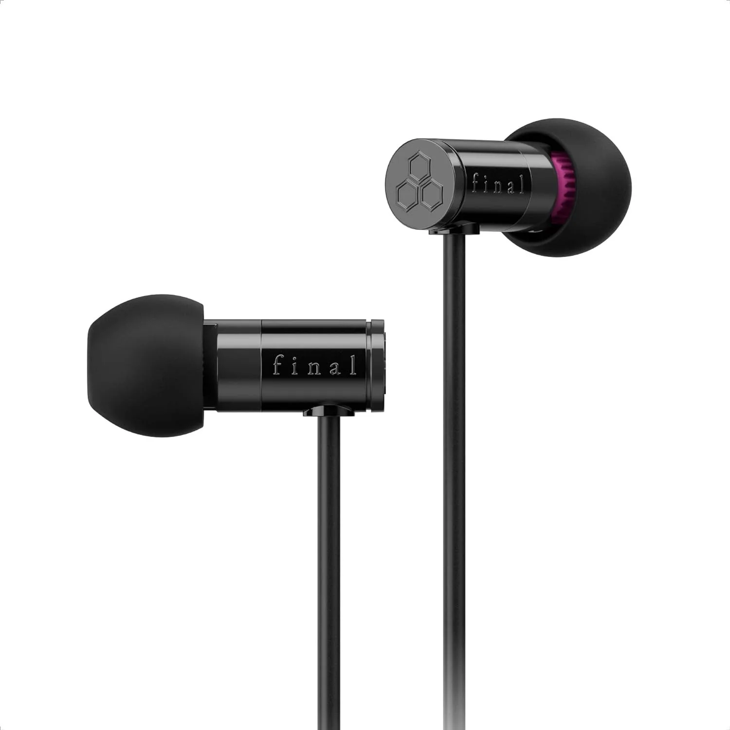 Final E1000 Noir Écouteurs intra-auriculaires