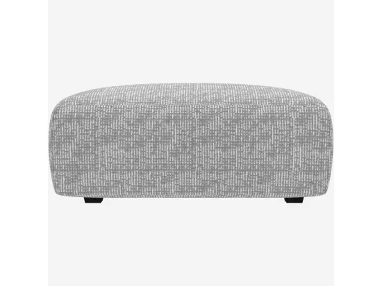HABITAT - Repose-pieds en tissu Alba - Gris brume - Posada