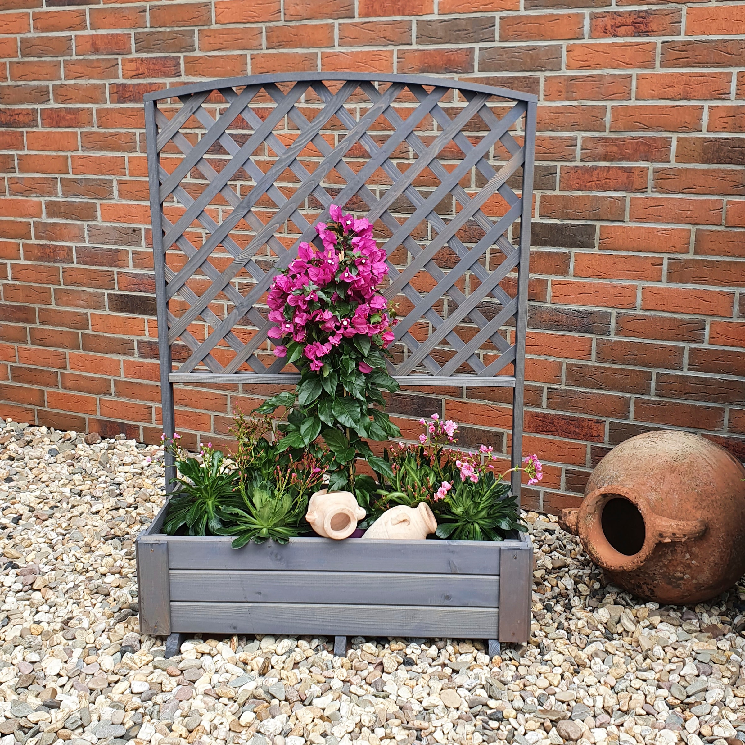 promadino Blumenkasten »Flora« BxTxH: 91x41x130 cm