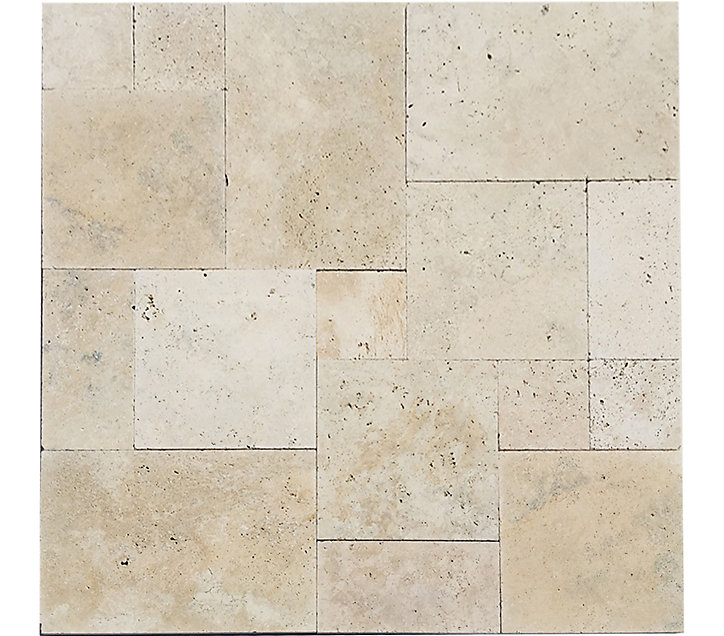 Dalle opus travertin beige épaisseur 20 mm