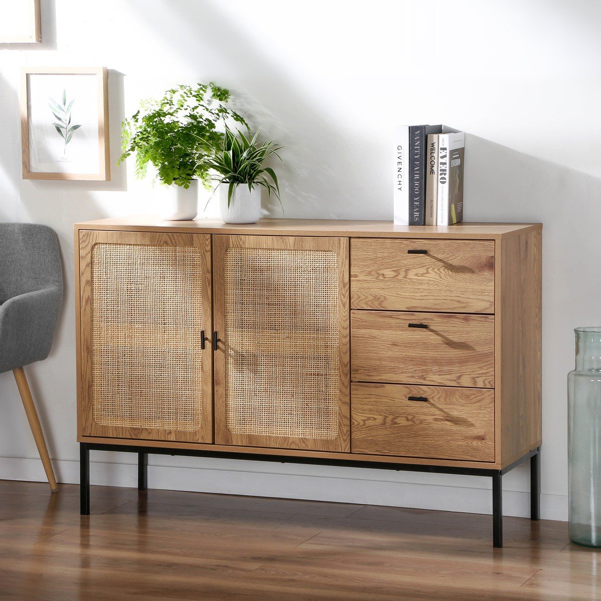 Calicosy - Dressoir Jaya - 2 deurs - 120 cm